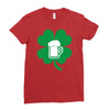 drink and irish Ladies Fitted T-Shirt