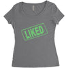 liked Women's Triblend Scoop T-shirt