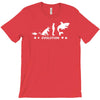 poker ~ fish to shark evolution ~ mens funny poker T-Shirt