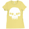 resistance inspired skull Ladies Fitted T-Shirt