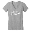 never get bored in bedford Women's V-Neck T-Shirt