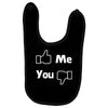 me you facebook Baby Bibs