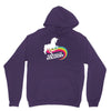 totally straight funny rainbow unicorn gay pride novelty fashion Unisex Hoodie
