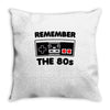 remember the 80's Throw Pillow