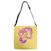 grinning like a cheshire cat 2 Adjustable Strap Totes