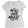 kill the beat Women's Triblend Scoop T-shirt
