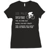 100 miles Ladies Fitted T-Shirt