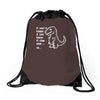 if you're happy clap your hands Drawstring Bags