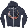 Space Skeleton Zipper Hoodie