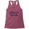 gaming mana low need milk Racerback Tank