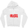 the floor is lava Zipper Hoodie