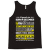 Legends Are Born In December Tank Top