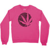 cannabis fingerprinting (black) Crewneck Sweatshirt