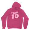 team 10 light pink Unisex Hoodie