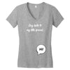 Say Hello to My Little Friend Women's V-Neck T-Shirt