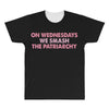 on wednesdays we smash the patriarchy All Over Men's T-shirt