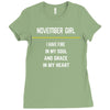 November Girl Ladies Fitted T-Shirt
