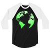 Earth Themed Funny 3/4 Sleeve Shirt