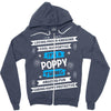It's A Poppy Thing Zipper Hoodie