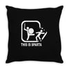 this is sparta funny  film Throw Pillow
