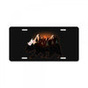 Bear Adventure With Roses License Plate