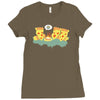 pizza campfire story Ladies Fitted T-Shirt