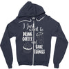 i just want to drink coffee &amp; bake things Zipper Hoodie