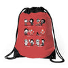 some people shouldn't hi 5 Drawstring Bags