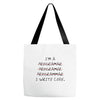 i write code Tote Bags