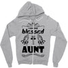I Am One Blessed Aunt Zipper Hoodie