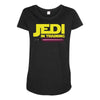 Jedi Master - Jedi in Training Family Matching Maternity Scoop Neck T-shirt