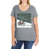 i&rsquo;d lock my bike to yours anytime Ladies Curvy T-Shirt