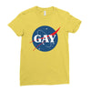 Nasa Parody Gay Ladies Fitted T-Shirt