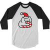 candy cane cat 3/4 Sleeve Shirt
