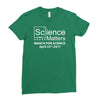 science matters Ladies Fitted T-Shirt