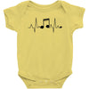 Heart Rhythm Music Baby Bodysuit