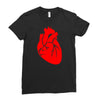 heart Ladies Fitted T-Shirt