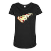 Pizza Slice Maternity Scoop Neck T-shirt