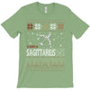 santa sagittarius christmas ugly t shirts T-Shirt