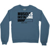muscles installing Crewneck Sweatshirt