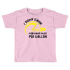 I Don't Care How Many Miles Per Gallon Toddler T-shirt