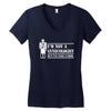 i'm not a gynecologist but i'll take a look Women's V-Neck T-Shirt