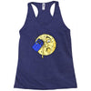 time travel to the moon Racerback Tank