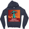 i want to believe santa parody Zipper Hoodie