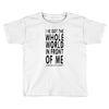 official t shirt red sleeping with sirens whole world lyrics all sizes Toddler T-shirt