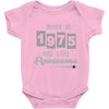 made in 1975 and still awesome Baby Bodysuit