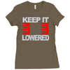 keep it lowered Ladies Fitted T-Shirt