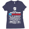 Donald trump The D Is Missing Ladies Fitted T-Shirt
