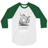 coffee addict 3/4 Sleeve Shirt