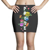 Pride Floral LGBT Colors Mini Skirts